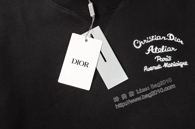 Dior專櫃迪奧2023FW新款鎖鏈刺繡衛衣 男女同款 tzy3022
